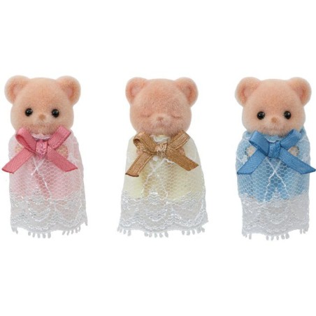 Les triplés Ours Biscuit - SYLVANIAN FAMILIES - 5866 - Mini univers