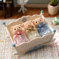 Les triplés Ours Biscuit - SYLVANIAN FAMILIES - 5866 - Mini univers