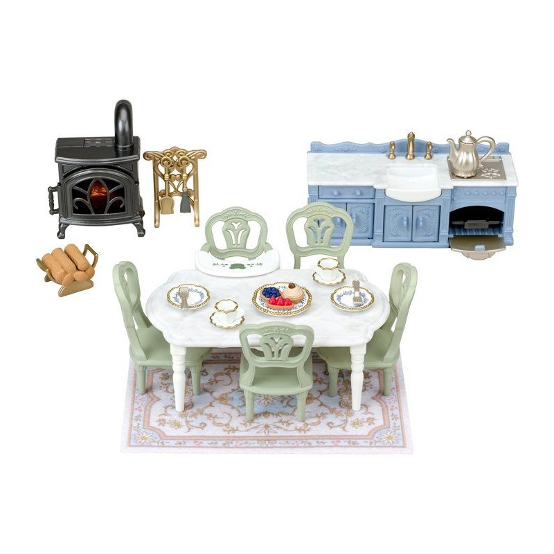 Le coffret d'ameublement du manoir - SYLVANIAN FAMILIES - 5867 - Mini