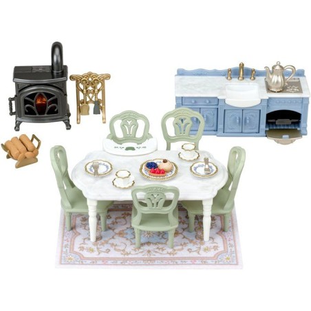 Le coffret d'ameublement du manoir - SYLVANIAN FAMILIES - 5867 - Mini