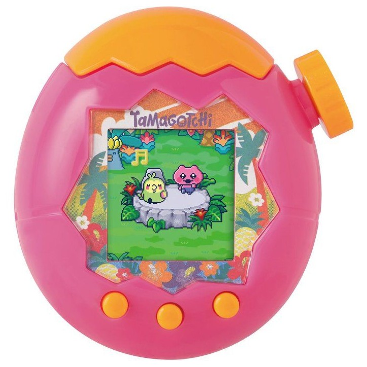 Tamagotchi- BANDAI - Paradise Orange Tropics - molette zoom - interactif - version française Tamagotchi- BANDAI - Paradise Orange Tropics - molette zoom - interactif - version française
