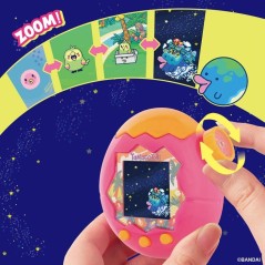 Tamagotchi- BANDAI - Paradise Orange Tropics - molette zoom - interact