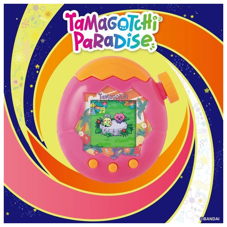 Tamagotchi- BANDAI - Paradise Orange Tropics - molette zoom - interactif - version française Tamagotchi- BANDAI - Paradise Orange Tropics - molette zoom - interactif - version française