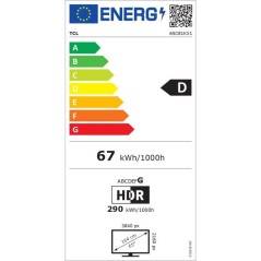 TCL 65C81K - TV 65 (164 cm) QD-MiniLED - 4K UHD 3840x2160 - 144 Hz - D