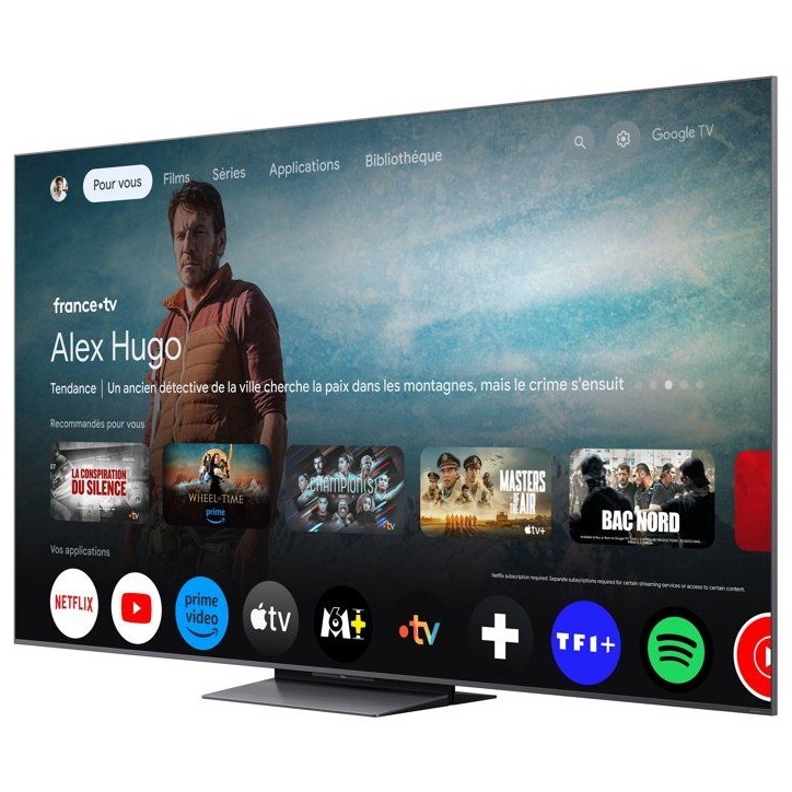 TCL 75C81K - TV 75 (191 cm) QD-MiniLED - 4K UHD 3840x2160 - 144 Hz - Dolby Vision - Google TV - 4xHDMI 2.1 - WiFi TCL 75C81K - TV 75 (191 cm) QD-MiniLED - 4K UHD 3840x2160 - 144 Hz - Dolby Vision - Google TV - 4xHDMI 2.1 - WiFi