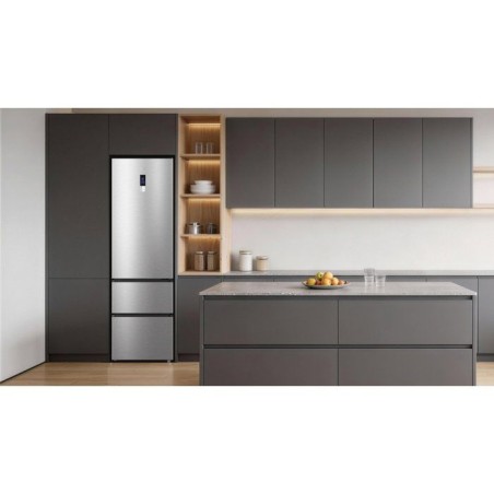 Réfrigérateur combiné congélateur - TCL - RP403BLE0 - 2 portes - 403 L - 185 x 60 cm - Inox