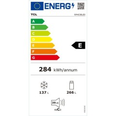 Réfrigérateur combiné congélateur - TCL - RP403BLE0 - 2 portes - 4