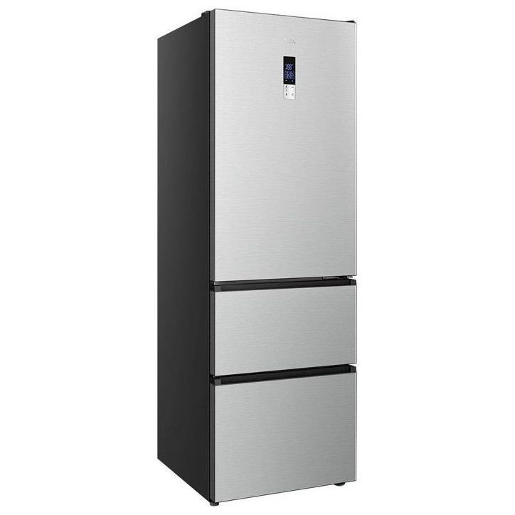 Réfrigérateur combiné congélateur - TCL - RP403BLE0 - 2 portes - 403 L - 185 x 60 cm - Inox