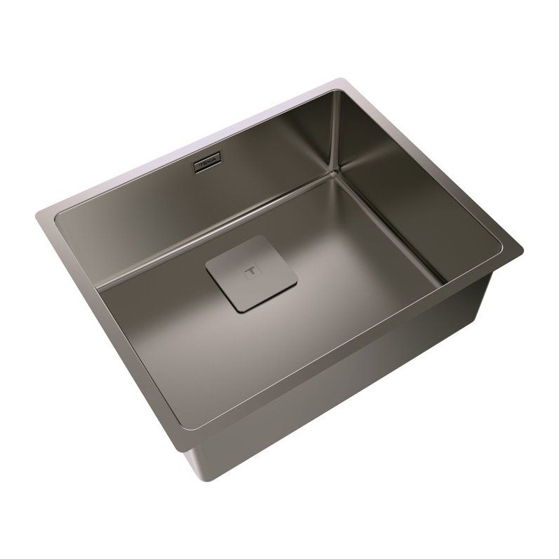 Évier - Inox PVD - Titane - 3 poses - TEKA - FlexLinea