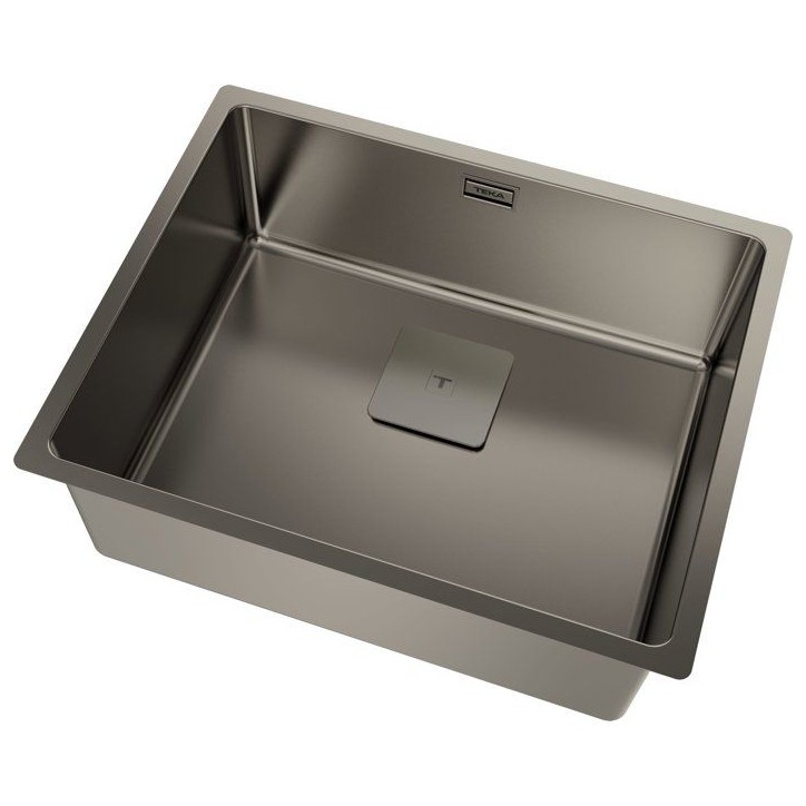 Évier - Inox PVD - Titane - 3 poses - TEKA - FlexLinea Évier - Inox PVD - Titane - 3 poses - TEKA - FlexLinea