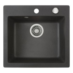 Évier - TequartZ - Noir - Encastrable - TEKA - Clivo
