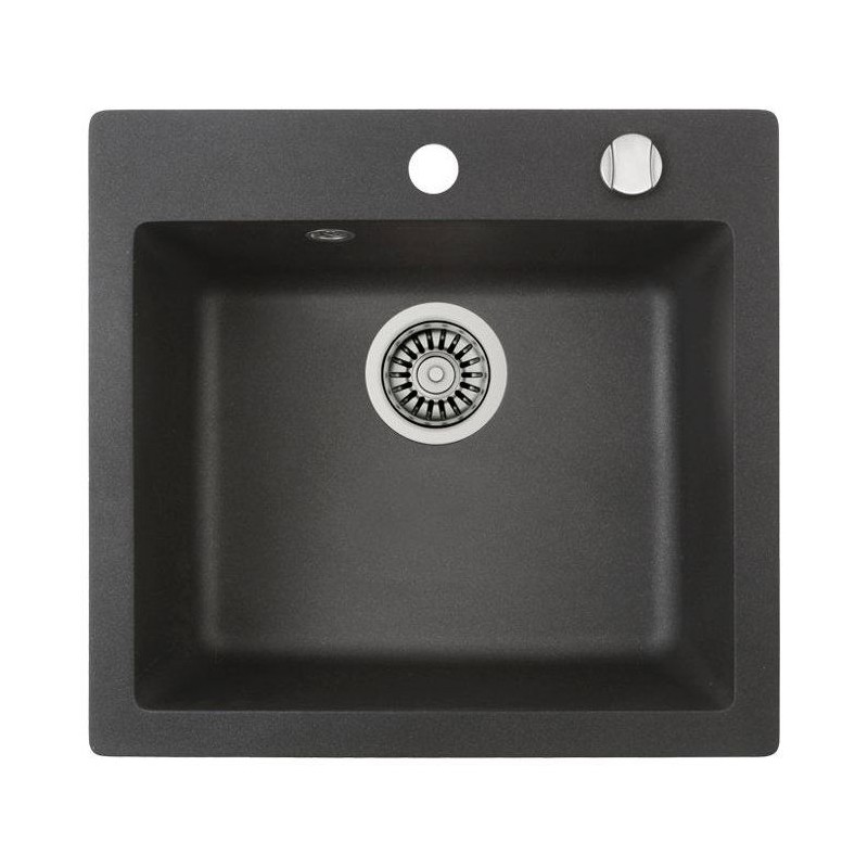 Évier - TequartZ - Noir - Encastrable - TEKA - Clivo