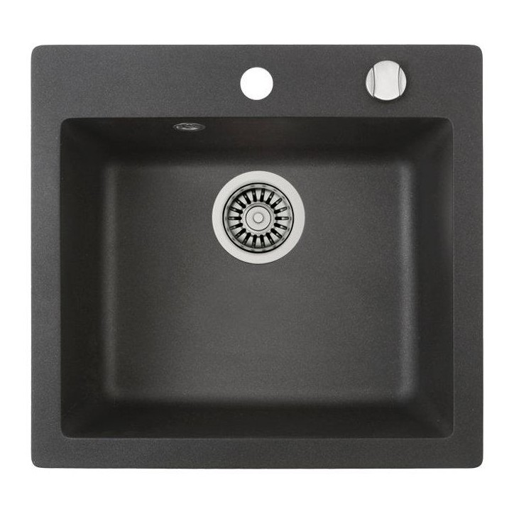 Évier - TequartZ - Noir - Encastrable - TEKA - Clivo Évier - TequartZ - Noir - Encastrable - TEKA - Clivo