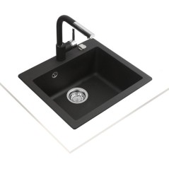 Évier - TequartZ - Noir - Encastrable - TEKA - Clivo