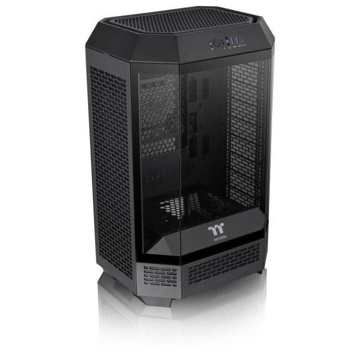 Boîtier PC - THERMALTAKE - The TOWER 300 (Noir) - Mini tour - Format Micro-ATX - Sans alimentation Boîtier PC - THERMALTAKE - The TOWER 300 (Noir) - Mini tour - Format Micro-ATX - Sans alimentation