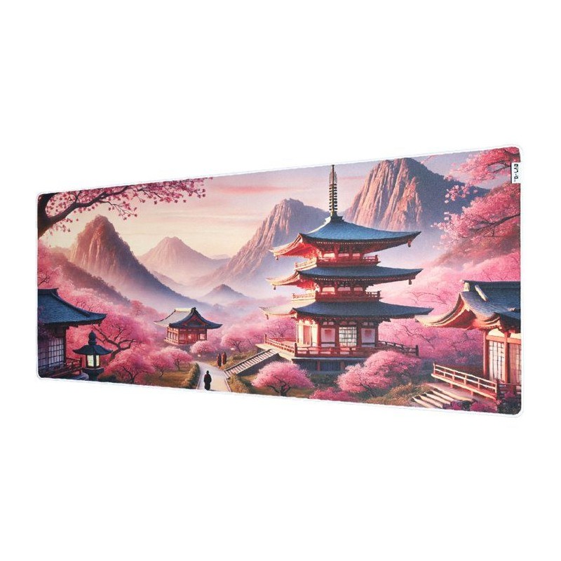 The G-Lab - Pad Temple - Tapis de Souris XXL - 900x400 - Base Antidér