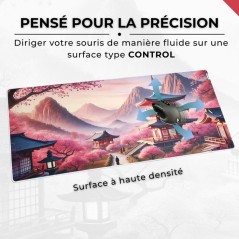 The G-Lab - Pad Temple - Tapis de Souris XXL - 900x400 - Base Antidér