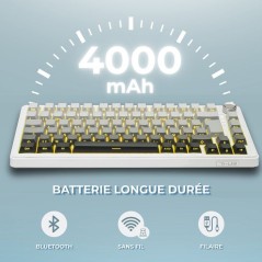 Clavier gamer mécanique - Switch linéaire - THE G-LAB - KEYZ ELITE 3