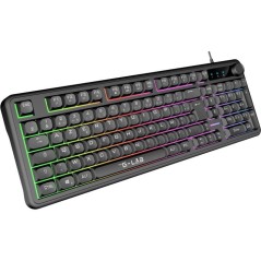 Clavier gamer membrane - Touches silencieuses - THE G-LAB - KEYZ CAESI