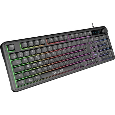 Clavier gamer membrane - Touches silencieuses - THE G-LAB - KEYZ CAESI