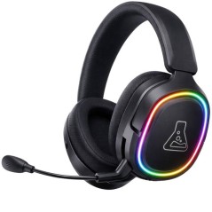 Casque gaming sans fil RGB - THE G-LAB - KORP RUBIDIUM - Tissu - Micro