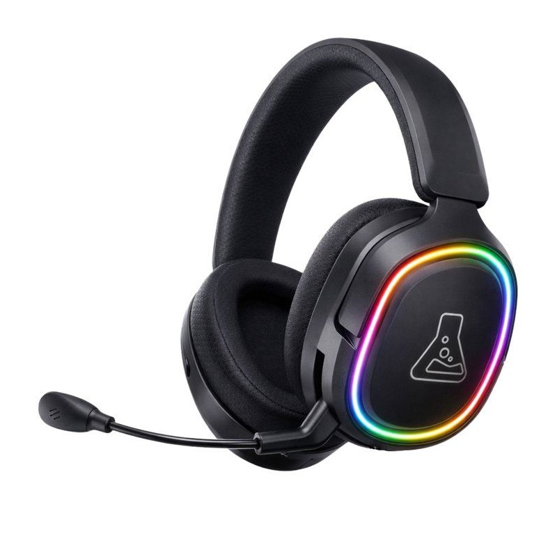 Casque gaming sans fil RGB - THE G-LAB - KORP RUBIDIUM - Tissu - Micro