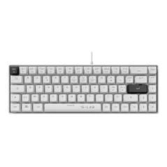 Clavier Gamer - The G-Lab - KEYZ HYDROGEN - 60% Format Compact - Touches noir - Filaire -BLANC