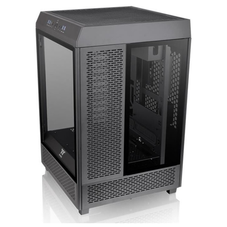Boitier PC - THERMALTAKE - The TOWER 500 (Noir) - Boitier sans alimentation - Moyen tour - Format E-ATX Boitier PC - THERMALTAKE - The TOWER 500 (Noir) - Boitier sans alimentation - Moyen tour - Format E-ATX