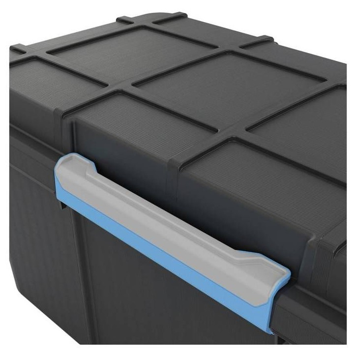 Boite hermétique a roulettes - 110 litres - noire Boite hermétique a roulettes - 110 litres - noire