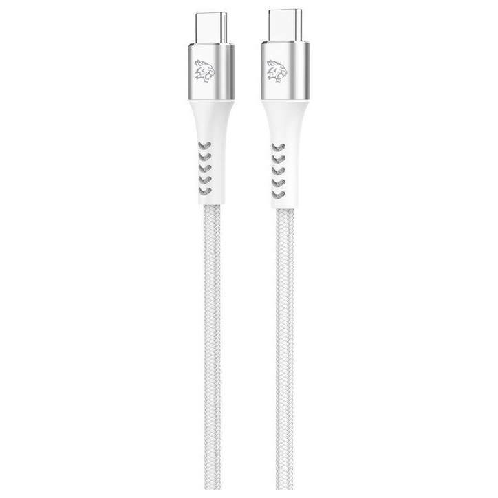Chargeur secteur - TIGER POWER - LITE PACK - GaN 67W - Câble USB-C 2 m - Blanc Chargeur secteur - TIGER POWER - LITE PACK - GaN 67W - Câble USB-C 2 m - Blanc