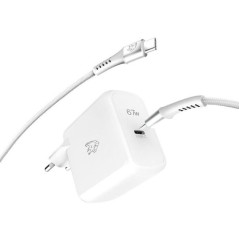 Chargeur secteur - TIGER POWER - LITE PACK - GaN 67W - Câble USB-C 2