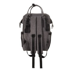 Sac a Langer Bébé TINEO - Grande Capacité - Matelas a Langer - 1 Poche Isotherme - Attaches Poussette - Poche Lingettes - 26x