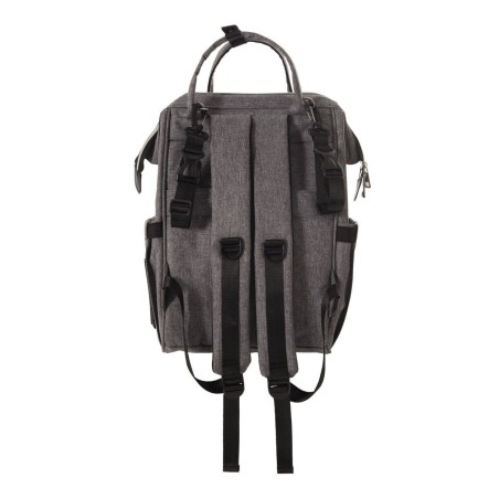 Sac a Langer Bébé TINEO - Grande Capacité - Matelas a Langer - 1 Poche Isotherme - Attaches Poussette - Poche Lingettes - 26x
