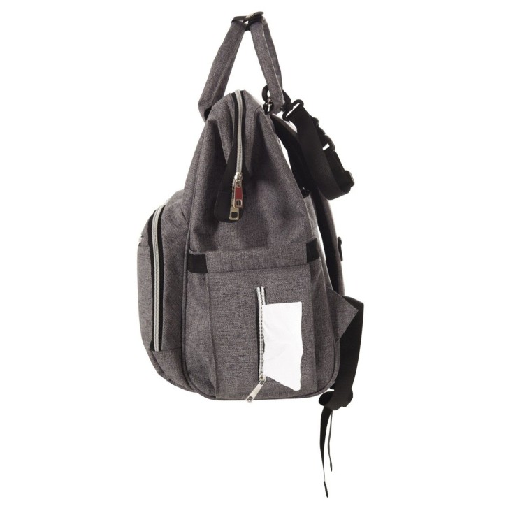Sac a Langer Bébé TINEO - Grande Capacité - Matelas a Langer - 1 Poche Isotherme - Attaches Poussette - Poche Lingettes - 26x Sac a Langer Bébé TINEO - Grande Capacité - Matelas a Langer - 1 Poche Isotherme - Attaches Poussette - Poche Lingettes - 26x