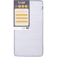 Matelas bébé saison - 60 x 120 cm - Ep. 11 cm - TINEO