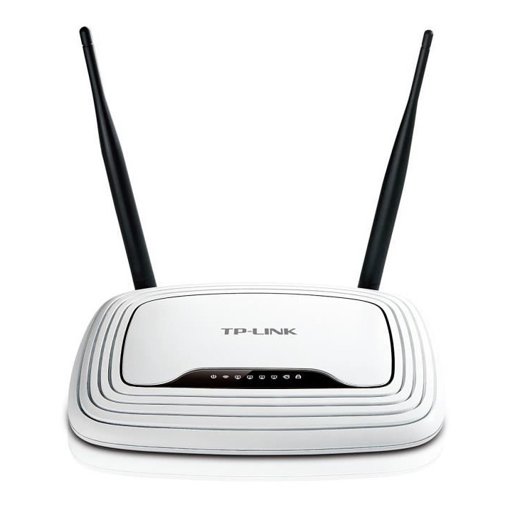 Routeur WiFi - TP-LINK - N300 Vitesse WiFi jusqu'a 300 Mbps - WiFi bande de 2,4GHz - 5 ports (4 ports Ethernet) - TL-WR841N Routeur WiFi - TP-LINK - N300 Vitesse WiFi jusqu'a 300 Mbps - WiFi bande de 2,4GHz - 5 ports (4 ports Ethernet) - TL-WR841N