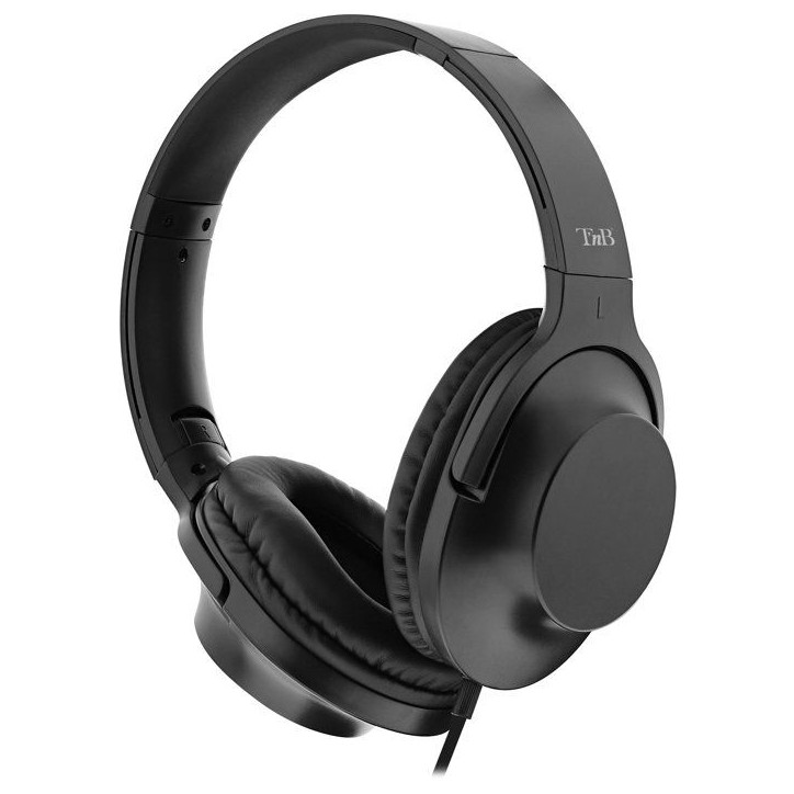 Casque TV Filaire - T'nB - Modele Noir - Jack 3,5mm - Sensibilité 124 dB - Câble 2m + Rallonge 3m Casque TV Filaire - T'nB - Modele Noir - Jack 3,5mm - Sensibilité 124 dB - Câble 2m + Rallonge 3m