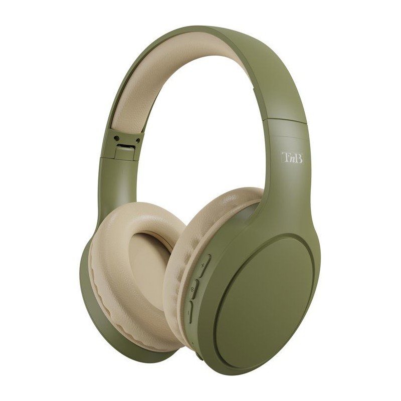 Casque Bluetooth - T'nB - TONALITY circum-aural - Olive & Sable