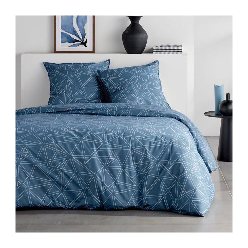 Parure de Lit - 260 x 240 cm - Coton Imprimé Graphique - TODAY SUNSHI