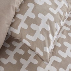 Parure de Lit - 140 x 200 cm - Coton Imprimé Graphique - TODAY SUNSHI