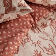 Parure de Lit - 260 x 240 cm - Coton Imprimé Floral Jungle - TODAY SU