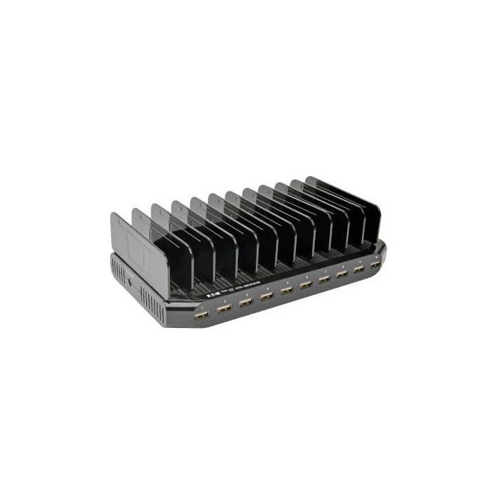 Station de charge USB 10 ports - Eaton - U280-010-ST-CEE - Stockage ajustable - Sortie USB 96W - Câble Schuko Station de charge USB 10 ports - Eaton - U280-010-ST-CEE - Stockage ajustable - Sortie USB 96W - Câble Schuko