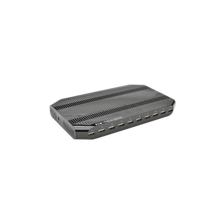 Station de charge USB 10 ports - Eaton - U280-010-ST-CEE - Stockage ajustable - Sortie USB 96W - Câble Schuko Station de charge USB 10 ports - Eaton - U280-010-ST-CEE - Stockage ajustable - Sortie USB 96W - Câble Schuko
