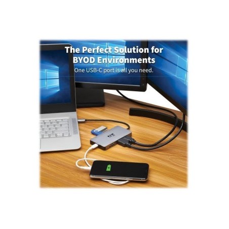 Docking Station USB-C - Eaton - U442-DOCK8-GG - Double écrans - HDMI