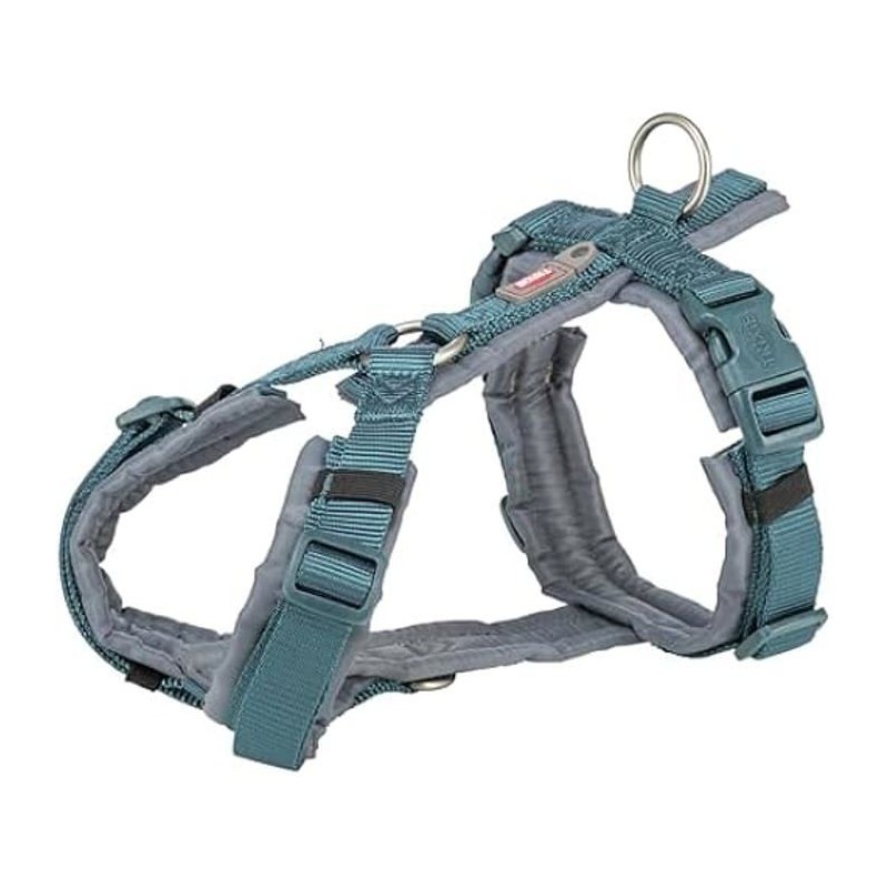 Harnais trekking - Premium - S–M 44–53 cm - 20 mm - pétrole gris