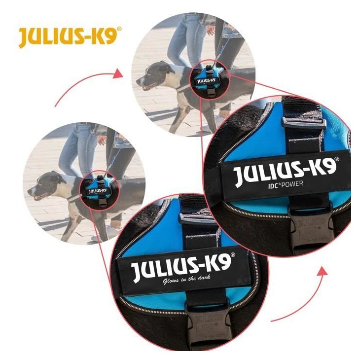 Harnais - K9 Power - XL/2 71–96 cm - 50 mm - noir