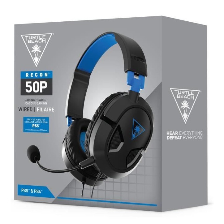 Casque Gaming Turtle Beach Recon 50P pour PS4/PS5 - TBS-3303-02