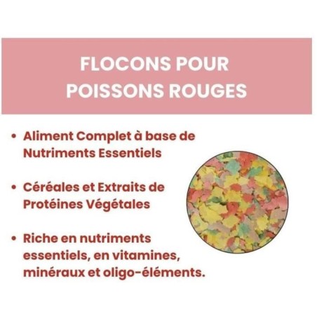 Aliment poisson - TYROL - Flocons pour poissons rouges - 1000 ml