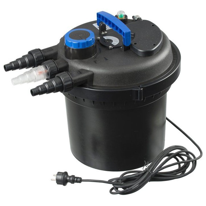 Filtre pression - UBBINK - BioPressure II 10000 PlusSet - Avec pompe Xtra 3900 - UVC 11W intégré - Pour bassins 6000-10000 L
