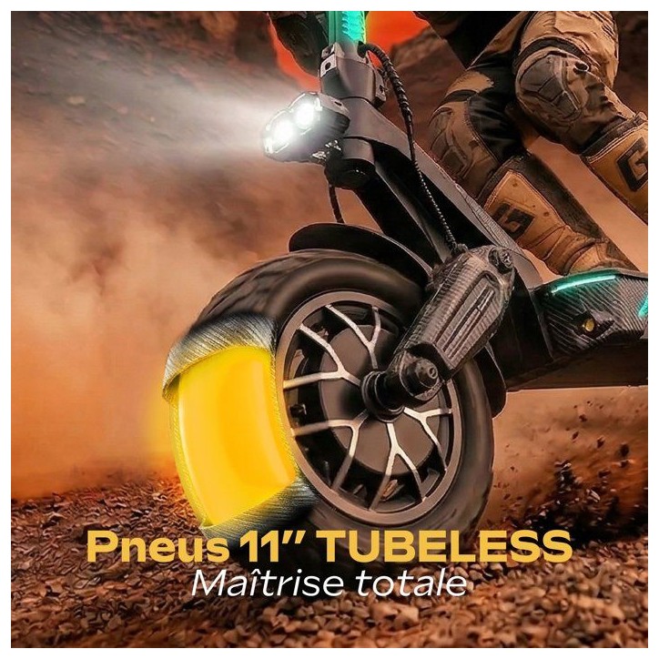 Trottinette électrique - URBANGLIDE - EON X AIR - 1400W - pneus tubeless 11